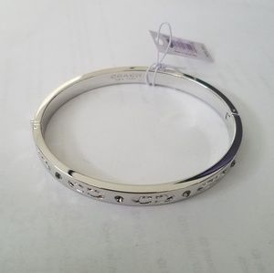 Coach Jewelry - Coach F59803 Kissing C Hinged Bangle Bracelet Coach Jewelry - Coach F59803 Kissing C Hinged Bangle Bracelet